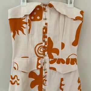 SABO Skirt Siri Top - Objects Cream Structured